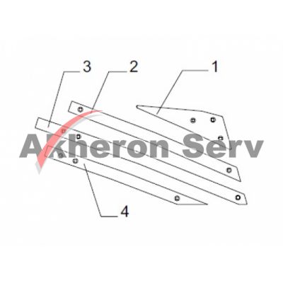 Foaie cormana SK4 dreapta REGENT