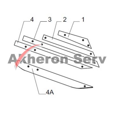 Foaie cormana SKL5 / SK4 stanga REGENT