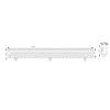 Lampa de lucru cu leduri, LED Bar, 234W